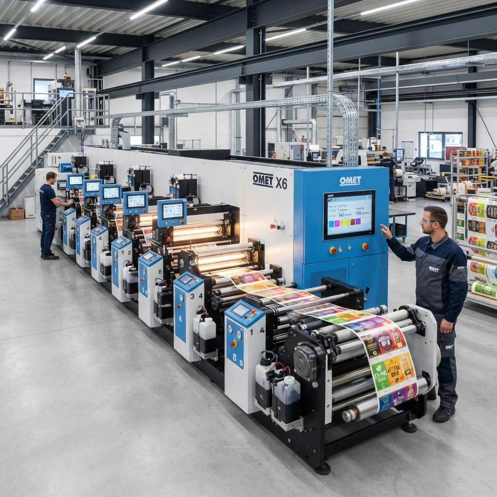 OMET X6 Flexographic Printing Machine